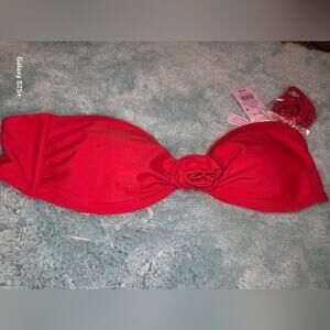 Wild Fable Vibrant Red Bikini Top